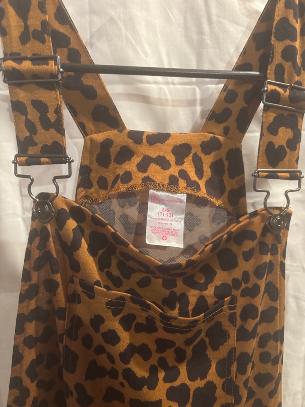 Leopard Print Jumpsuit- Brown & Black Animal Print - Picture 2 of 8